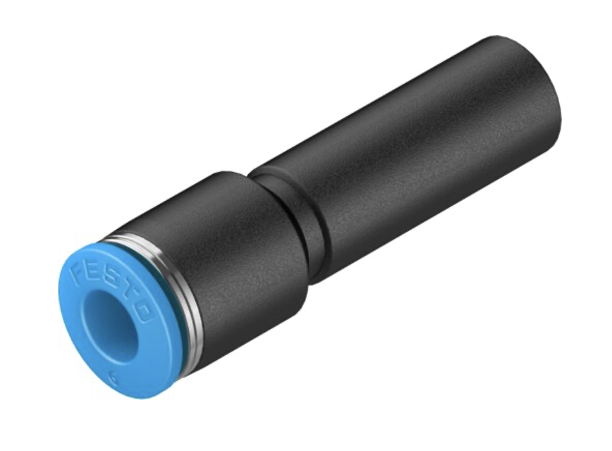 Raccord union douille enfichable Ø12mm pour tuyau de Øext. 8mm (prix à la pièce, emballé par 10)