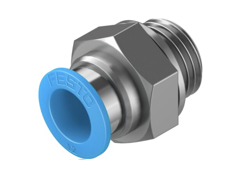 Push in 1/4" BSPP M+o-ring x Ø8 mm (prijs per stuk - verpakt per 10 st)