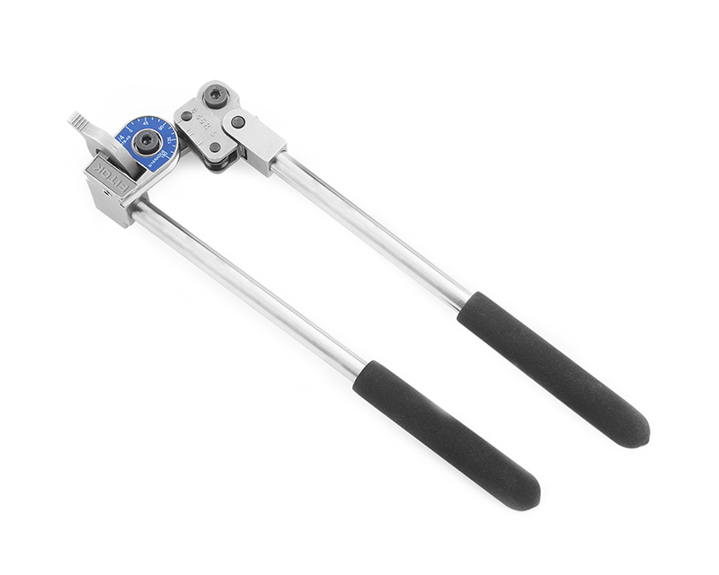 Cintreuse manuelle, pour tubes d'un diamètre extérieur de 10 mm, rayon de cintrage : 24 mm,  plage de cintrage : 1° à 180°, pour tubes en acier inoxydable ou en cuivre