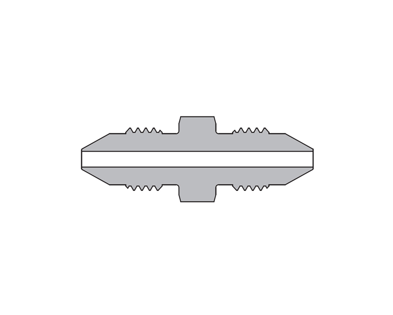 316 Stainless Steel, FITOK AMH Series Medium and High Pressure Adapter Fitting, Male to Male, 3/4 in. Male 20M Series Medium Pressure × 3/4 in. Male 20M Series Medium Pressure, Working Pressure 20000 psig (1379 bar)