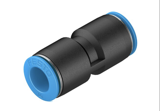 [QS-10 (153034)] Push in Ø10 - Ø10 mm - prijs per stuk (verpakking 10 stuks)