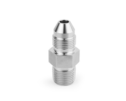 [SS-MMA-MM12-NS4] 316 Stainless Steel, FITOK AMH Series Medium and High Pressure Adapter Fitting, Male to Male, 3/4 in. Male 20M Series Medium Pressure × 1/4 Male NPT, Working Pressure 15000 psig (1034 bar)
